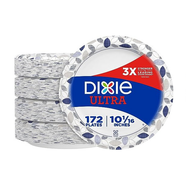 344 Dixie Ultra 10″ Dinner Paper Plates