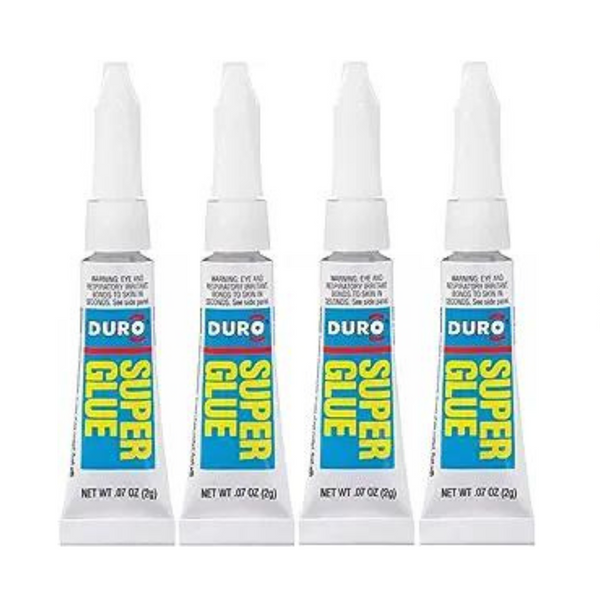 4 Pack Of Duro Super Glue 2-Gram Tubes