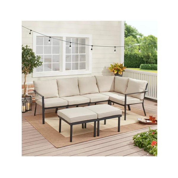 7-Piece Mainstays Sandhill Outdoor Patio Sectional Set