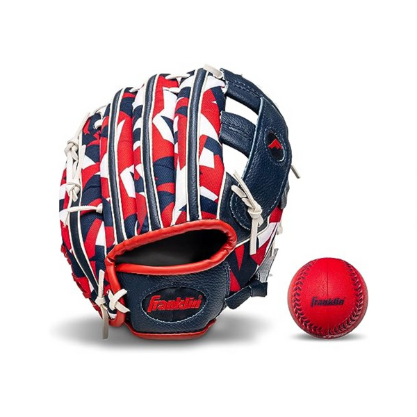 Franklin Sports Kids Baseball Gloves + Ball Set