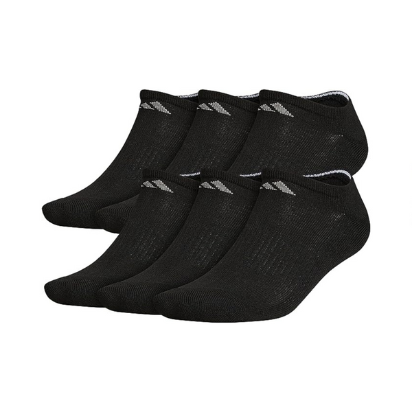 6-Pairs adidas Men's Athletic Cushioned No Show Socks