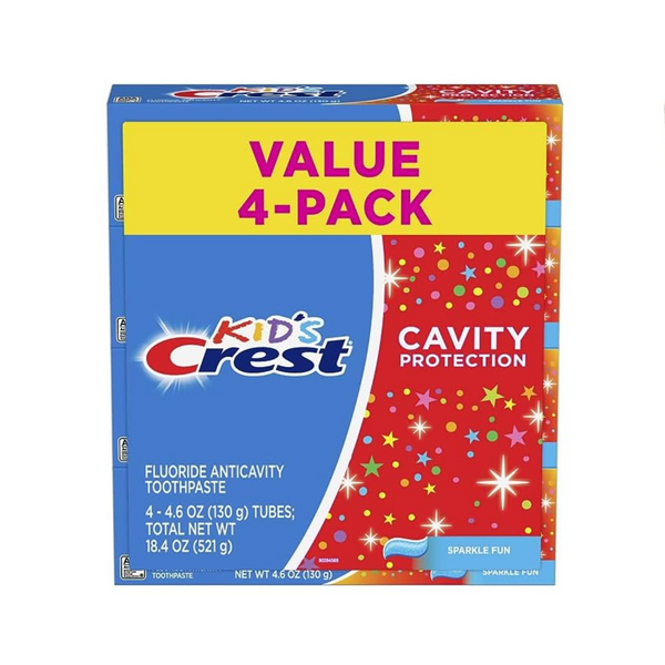 4-Pack Crest Kids Cavity Protection Toothpaste