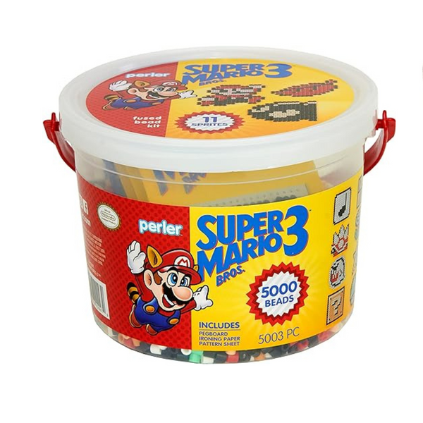 5003 pcs Perler Craft Bead Bucket Activity Kit, Super Mario Brothers