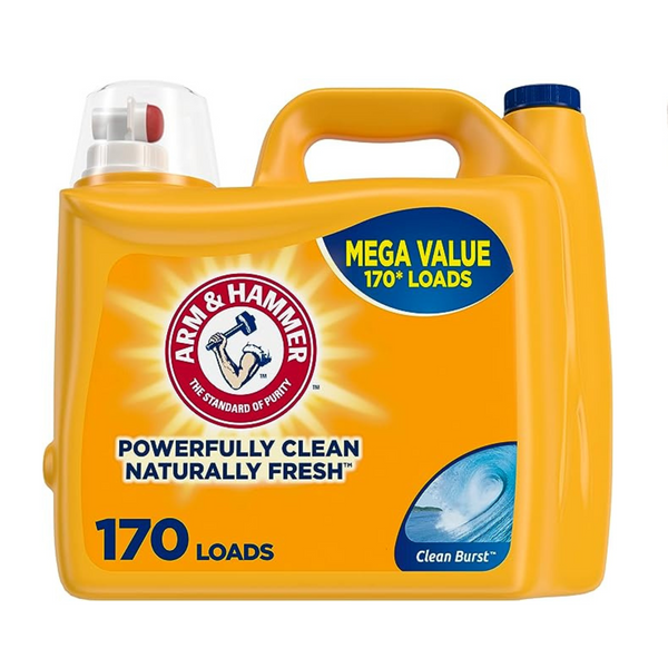 3 Bottles of Arm & Hammer Clean Burst (170 Fl oz Bottles)