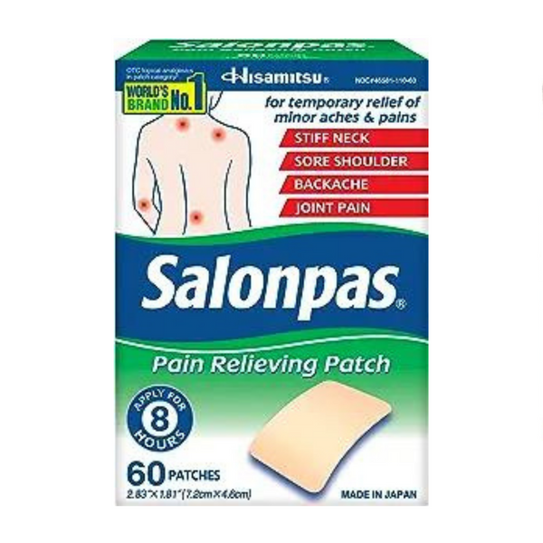 60-Count Salonpas Pain Relieving Patches