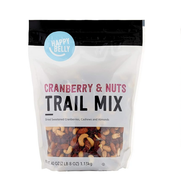 2.5 Pound Bag of Amazon Brand Happy Belly Cranberry & Nuts Trail Mix