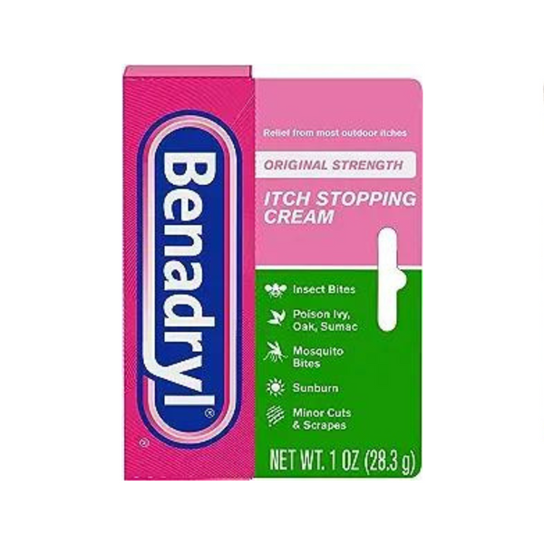 Benadryl Original Strength Itch Stopping Anti-Itch Cream, 1 oz