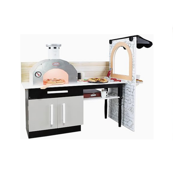 Little Tikes 20-Piece Real Wood Pizza Restaurant Playset