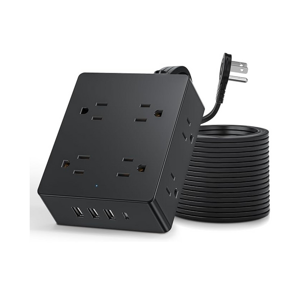 8 Outlets 4 USB Ports Power Strip