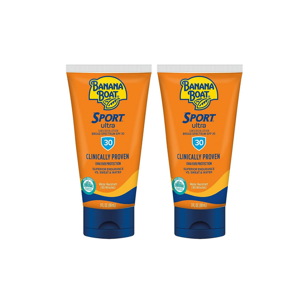 Pack of 2 Banana Boat Sport Ultra Sunscreen Lotion