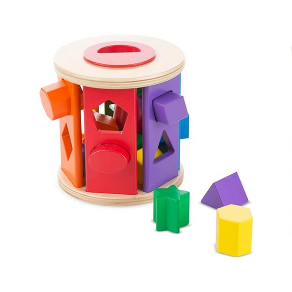 Melissa & Doug Match and Roll Shape Sorter