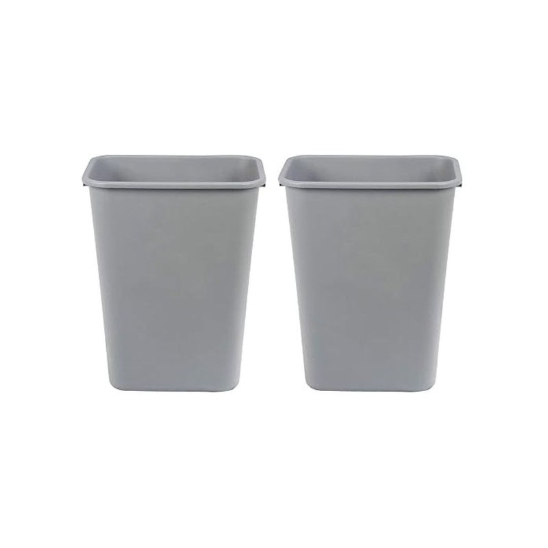 2-Pack 10 Gallon Rectangular Wastebasket