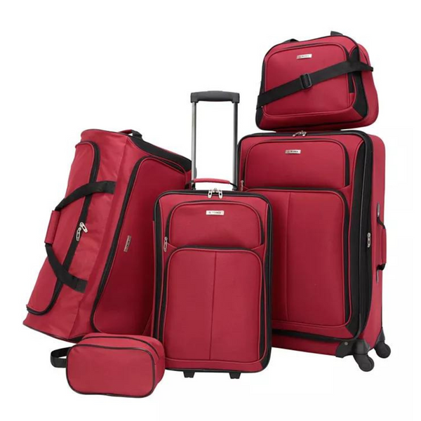 5 Piece Softside Luggage Sets