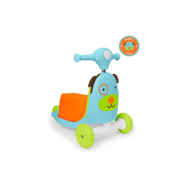 Skip Hop 3-in-1 Baby Activity Push Walker to Toddler Scooter