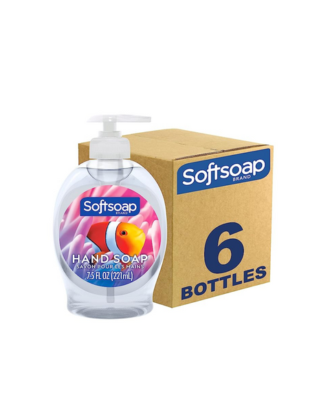 6 Bottled of Softsoap Liquid Hand Soap (7.5 Fl Oz Bottles)