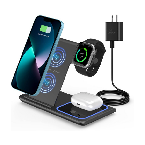 3 in 1 Wireless Charging Station