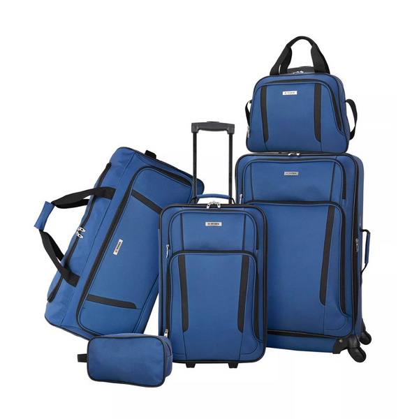5-Piece Softside Spinner Luggage Set