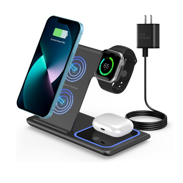 3 in 1 Wireless Charging Station