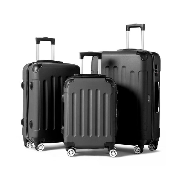 3 Piece Luggage Set with TSA Locks (10 Colors)