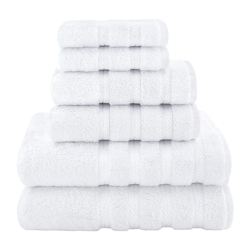 6-Piece American Soft Linen Cotton Towel Set