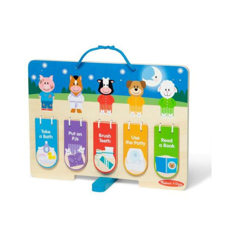 Melissa & Doug Wooden My Daily Day & Night Routines Chart