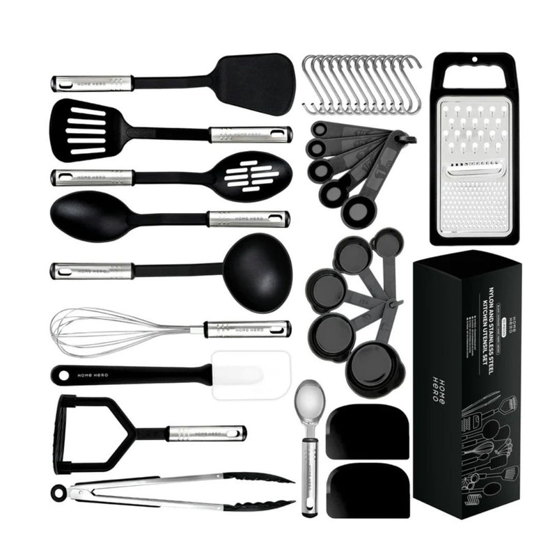 35-Pcs Silicone Kitchen Utensils Set