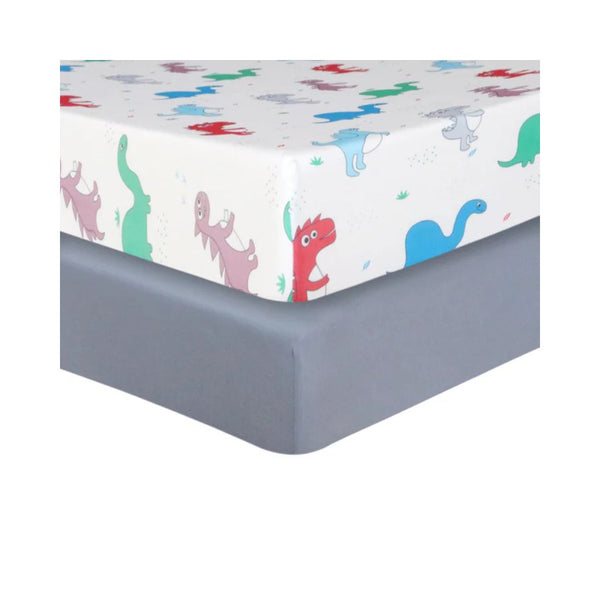 2-Pack Mini Crib Fitted Sheets