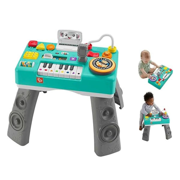 Fisher-Price Laugh & Learn Mix & Learn DJ Table with Lights & Sounds