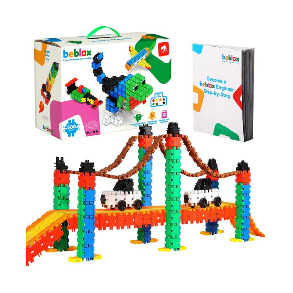 BEBLOX 250 or 500-Piece Building Blocks Set