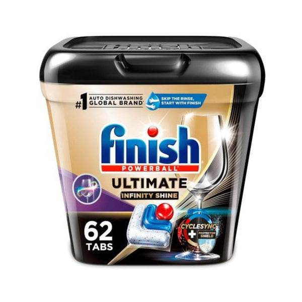62-Count Finish Ultimate Plus Infinity Shine Dishwasher Pods