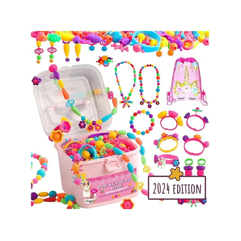 550-Piece Pop Beads Jewelry Making Kit