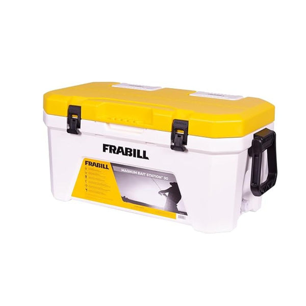 Frabill Magnum Bait Station Cooler with Dual Aeration 30 Quart