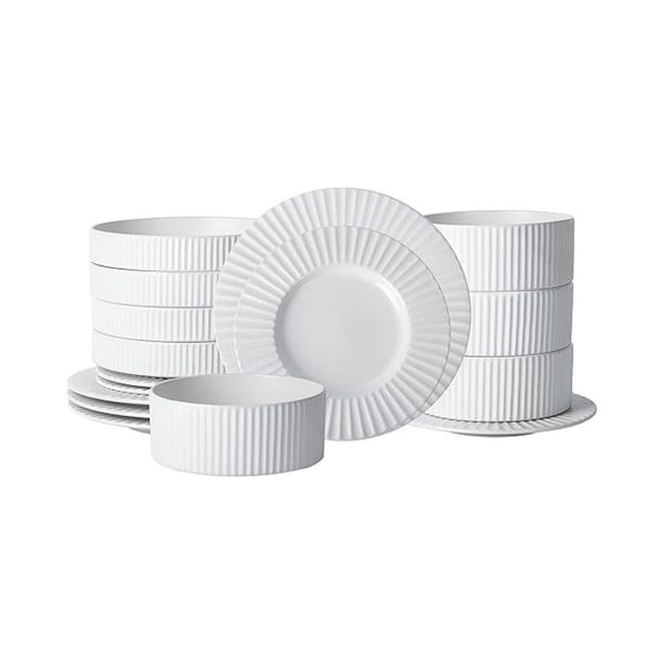 16-Piece Stone Lain Lusso Stoneware Dinnerware Set