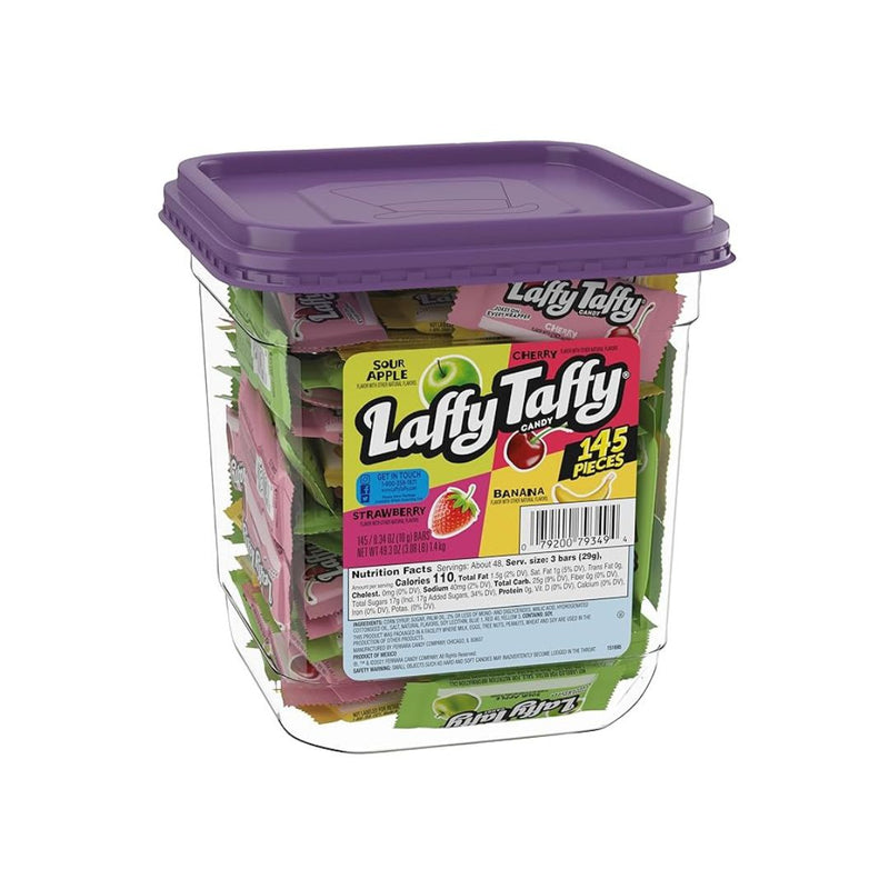 145-Piece Laffy Taffy Candy Assorted Fruit Flavored