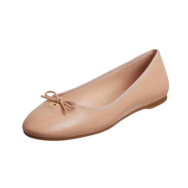 Coach Women's Abigail Leather Ballet Flat