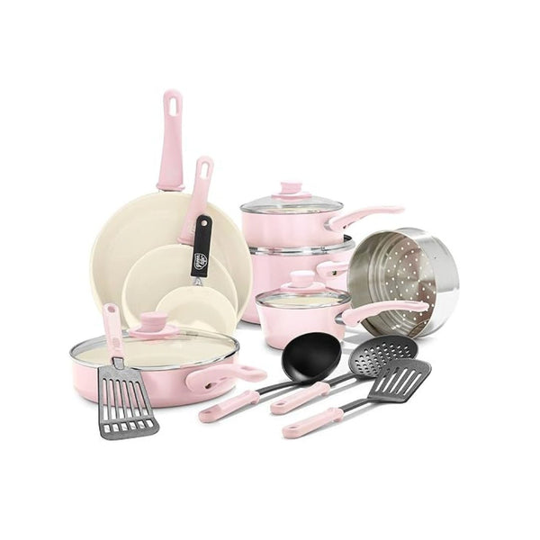 16-Piece Ceramic Nonstick Cookware Set