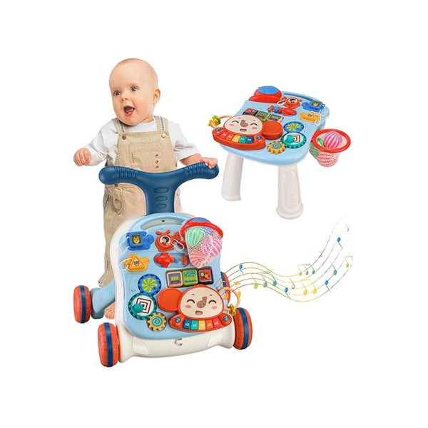 3 in 1 Sit-to-Stand Baby Push Learning Walker