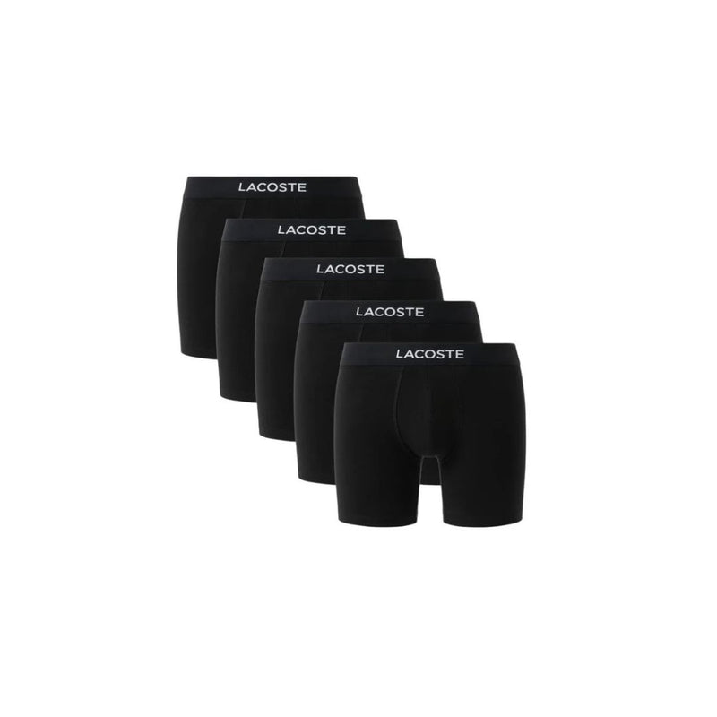 5-Pack Lacoste Men's Cotton Stretch Boxer Briefs