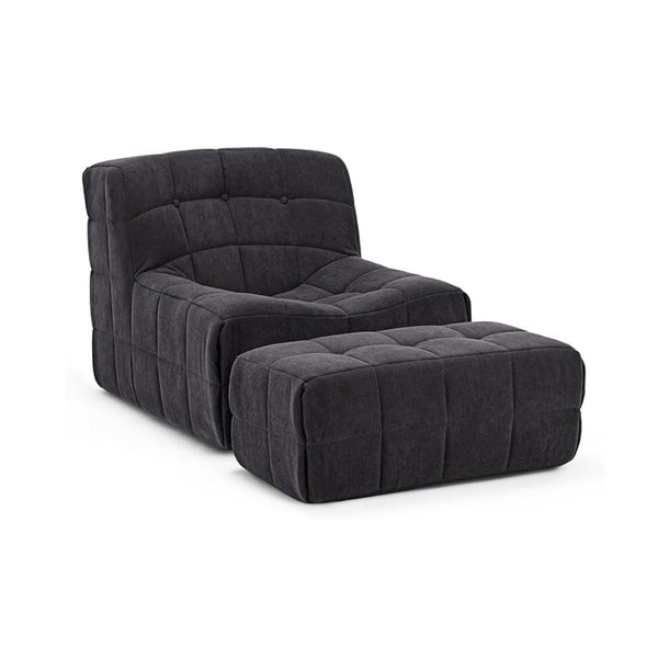 Adult Size Bean Bag Chair With Ottoman