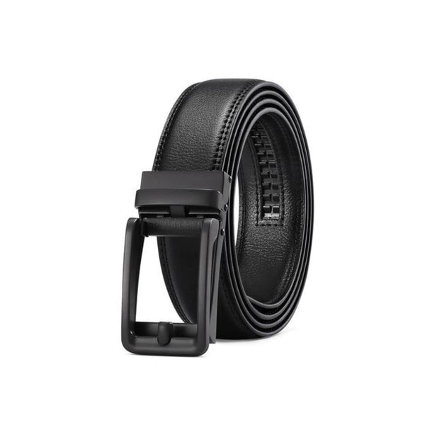 Men's Leather Adjustable Click Buckle Belt