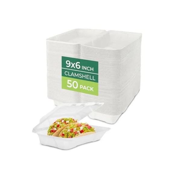 50-Pack Food Containers with Lids