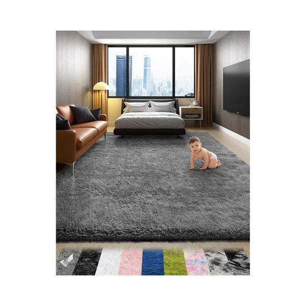 4'x6' Indoor Shaggy Soft Plush Carpet