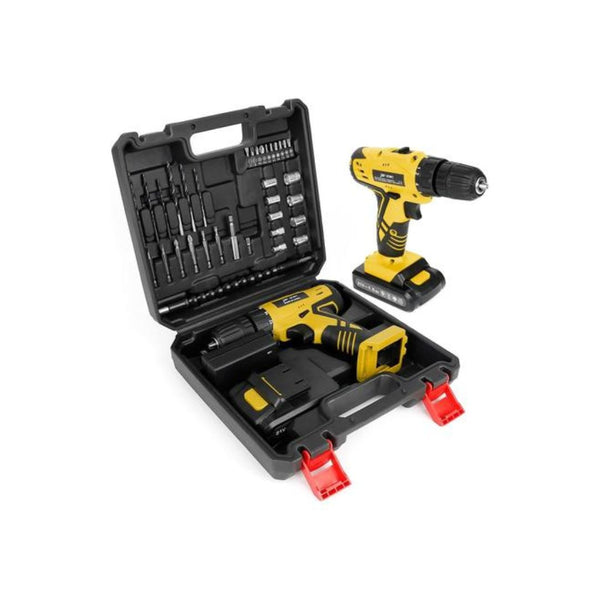 21V Cordless Drill Set with 38 Pieces, Battery & Charger