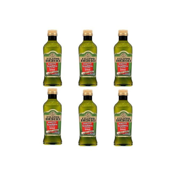 6 Bottles Filippo Berio Extra Virgin Olive Oil (16.9oz)