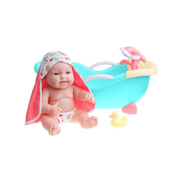 14" Babies Doll with Bath Set