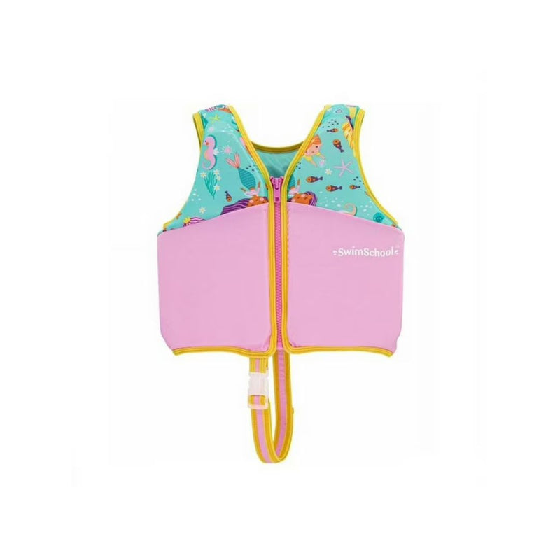 SwimSchool Youth Pink Mermaid Swim Vest