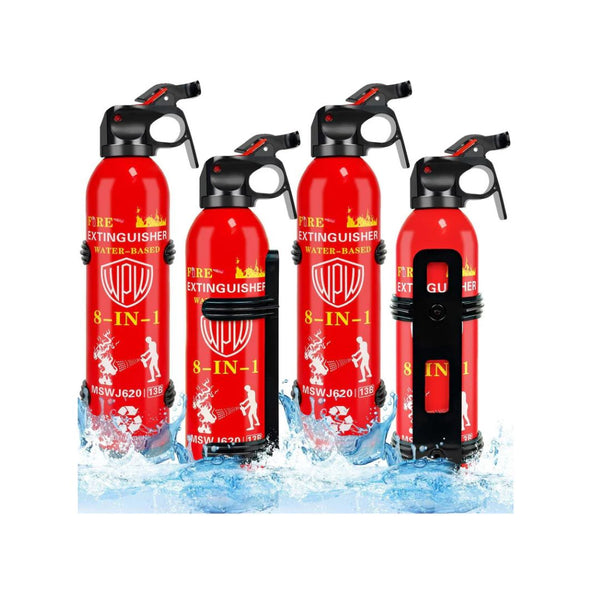 Portable 8-in-1 Fire Extinguisher for Home & Vehicle