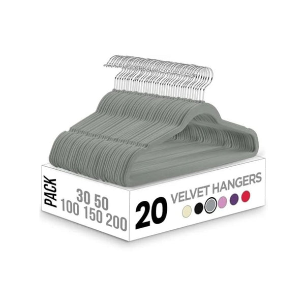 20-Pack Utopia Velvet Hangers