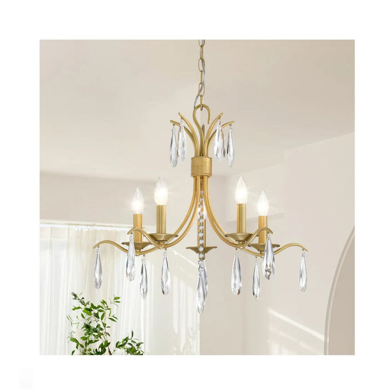 5-Light Crystal Chandelier