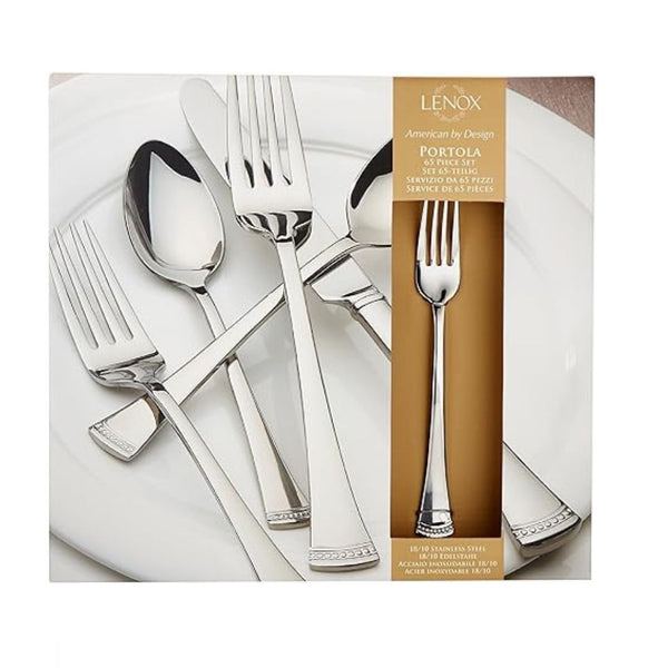 Lenox Portola 65-Piece Stainless Steel Flatware